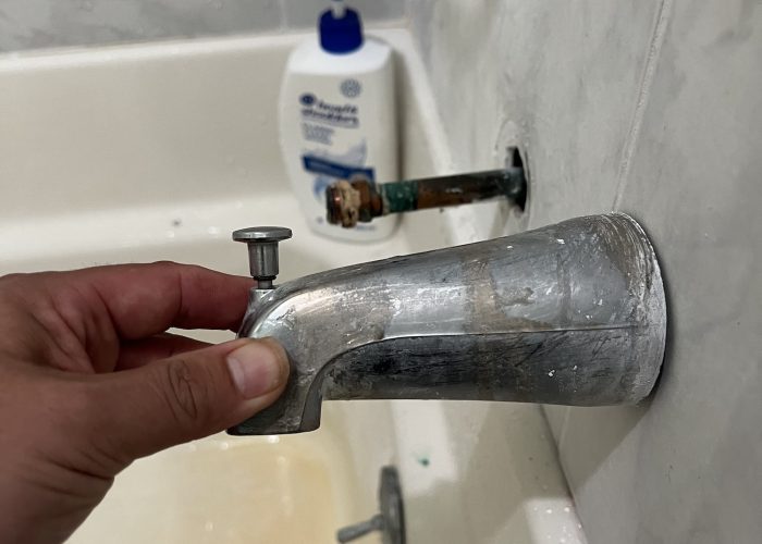 Water leaking around showers and tubs